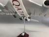 Qatar A380 Double-Door Model with Lights & Wheels - Realistic Static Aviation Ornament