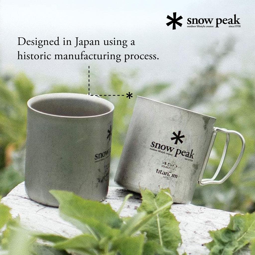 Snow Peak Titanium Double Mug 450ml MG053