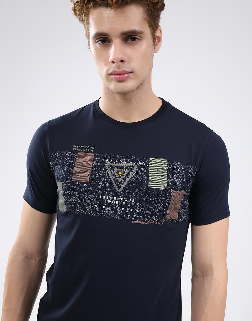 Monte Carlo Men's Round Neck Half Sleeve T-Shirt