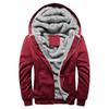 Casual Jacket Mens Coat Hoodie Fleece Thick Hooded Zipper Winter Outwear Warm