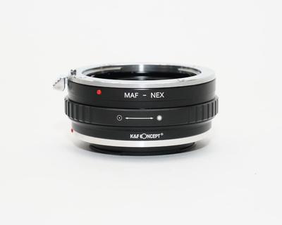 CONCEITO Adaptador Minolta AF para NEX com pano de lente K&F Montagem A Montagem E af-nex (KFNEX)