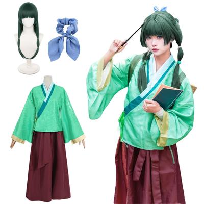 Maomao Cosplay Costume with Wig The Diaries Full Set Adult Costume Perfect for Fancy School with Size [Kamihei Ryohin] - Pharmacist's - - - Dress,