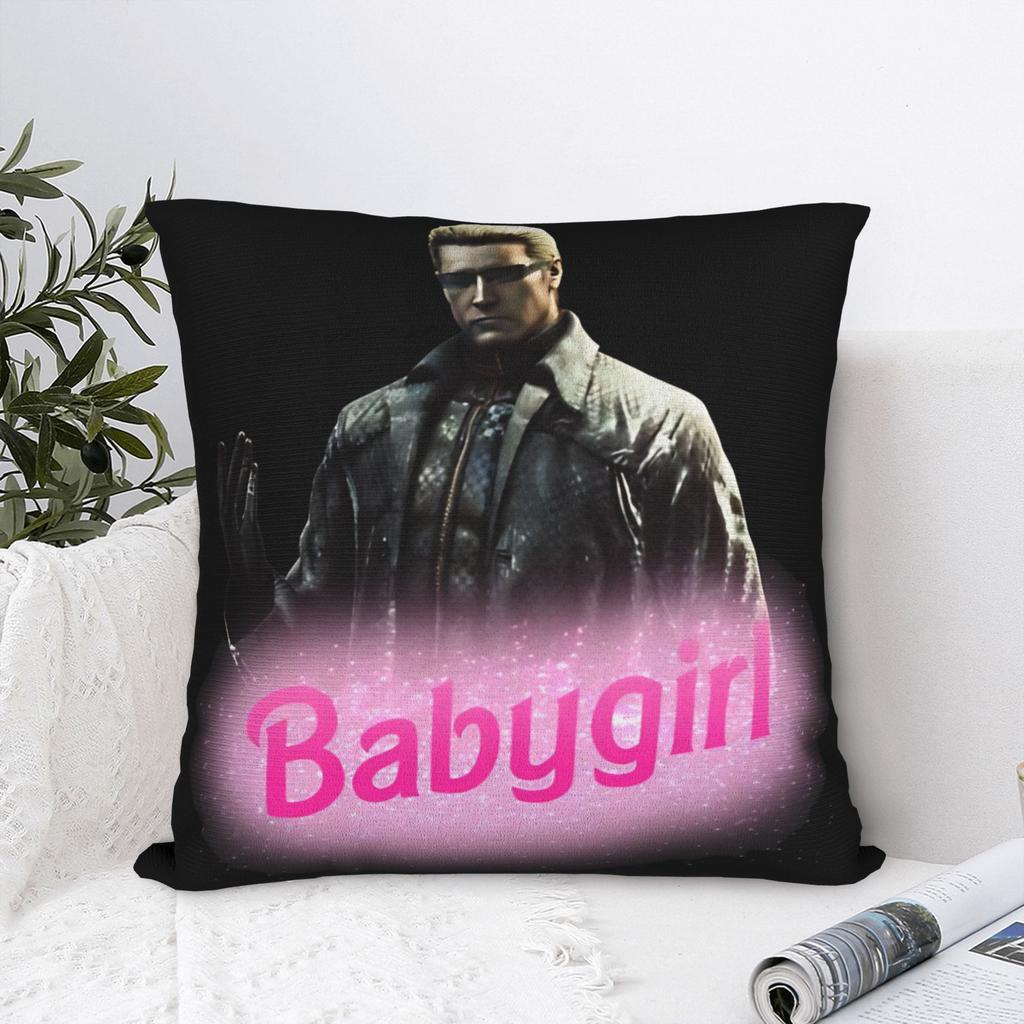 Decorative Pillow Covers Albert Wesker Merch Home Pillow Case Cover Square Multi Size