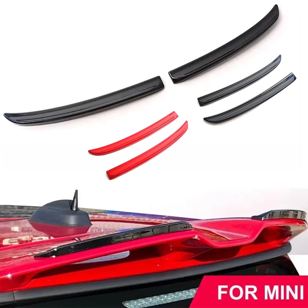 2 Stück Hinterer Flügelverkleidung Spoiler Verlängerung Lippe Finnen Auto Zubehör Für Mini Für Cooper F56 F55 2014+ S /JCW Spoiler