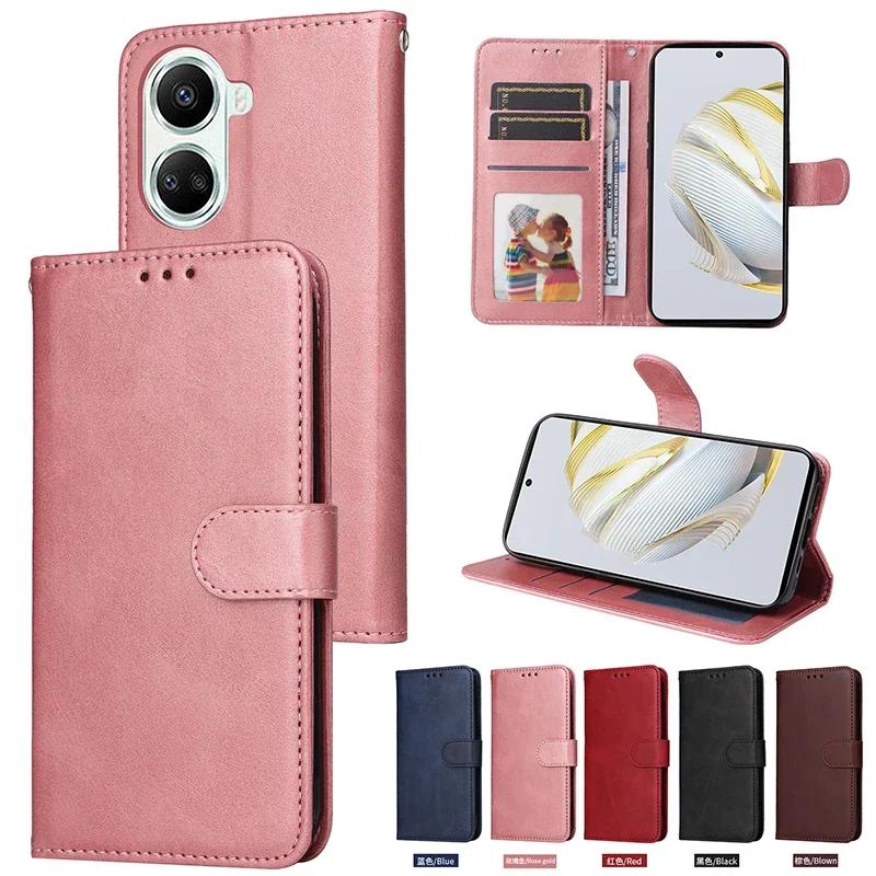 Wallet PU Leather Case For Huawei Nova 10 9 Pro 10 SE 8i Y70 Plus Y90 Honor 200 Lite X30i X30 X20 X9 X8 X7 X6 X6B X6A Plus X60i