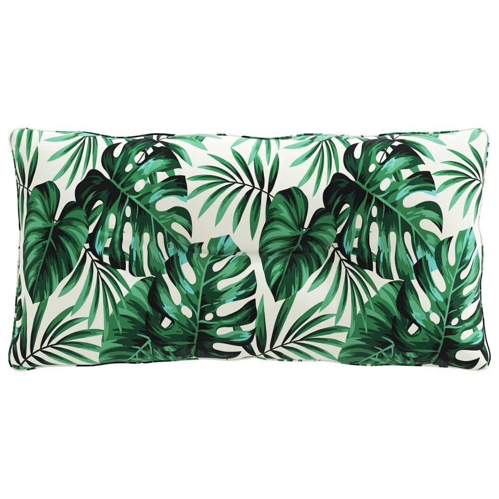 R Back Cushion PUTTEN 100percent Polyester Leaf Pattern