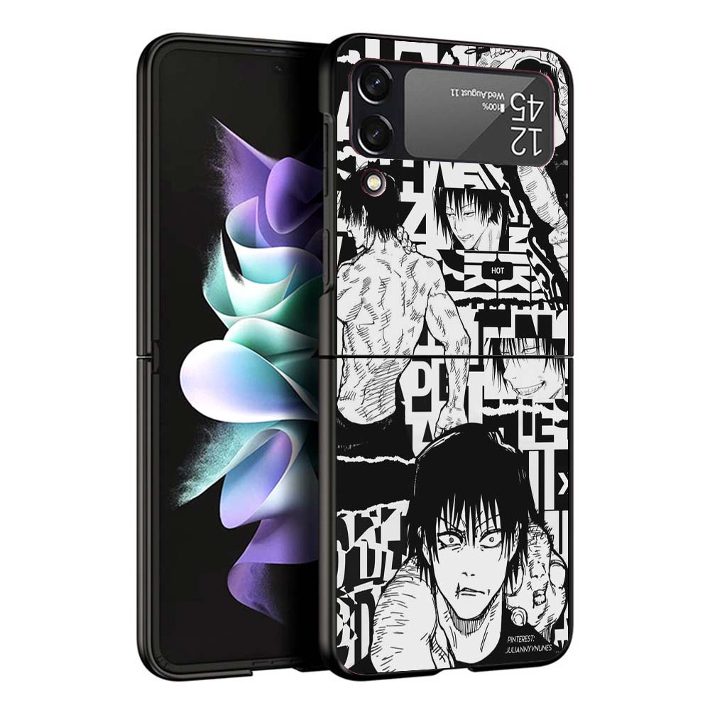 JusuKaisen Fushiguro Toji Phone Case For Samsung Galaxy Z Flip7 Flip6 5G Flip5 Flip4 Flip3 ZFlip 7 6 3 4 5 Shockproof Back Cover