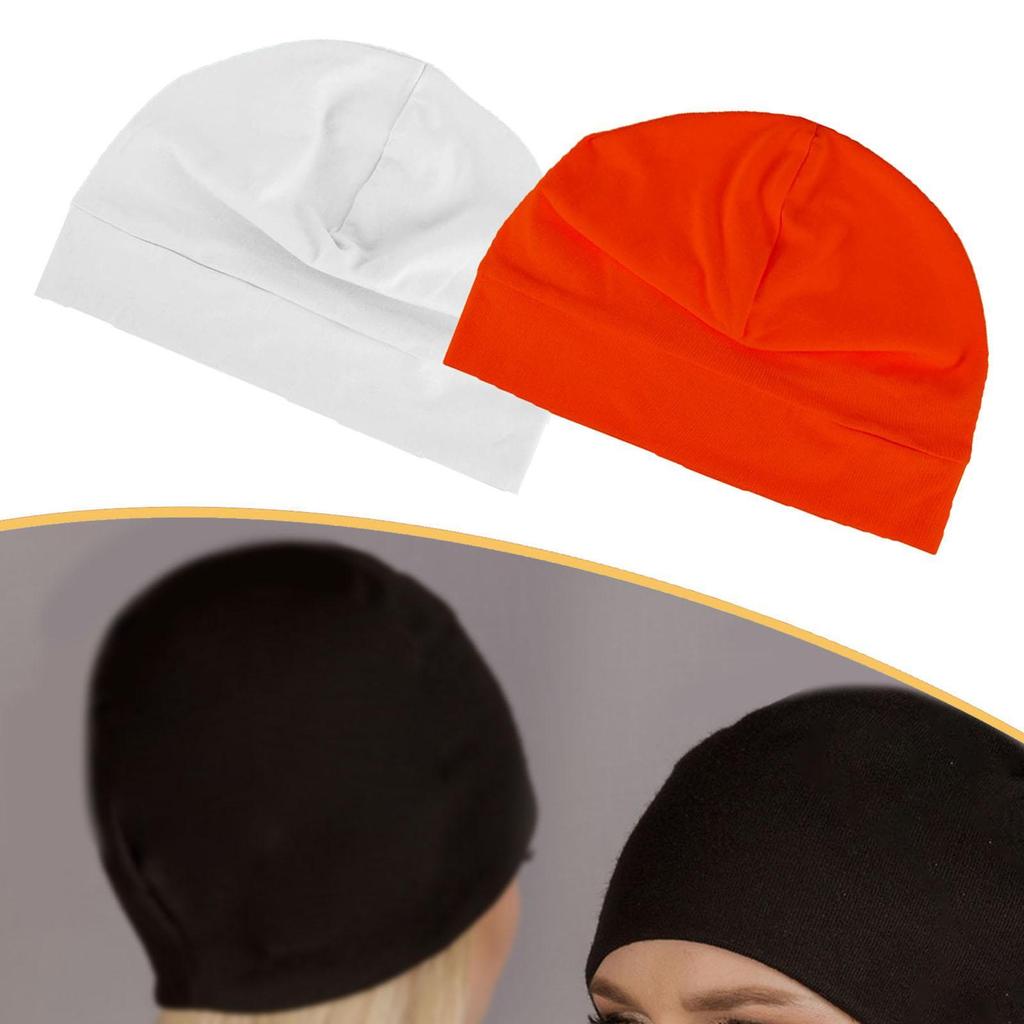 2 Pieces Sleeping Cap for Cycling Dancing Women Men Travel