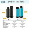 The-peacock Thermos Industry (The-peacock) [Sports Drink Compatible] Peacock Water Bottle, 600ml, One-Touch Insulation, Hot & Cold Insulation, Large C