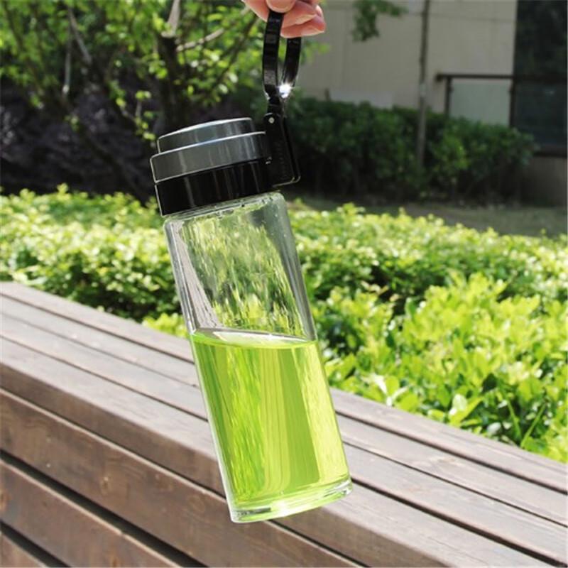 Xinuo XN-6075 Portable Glass Water Bottle