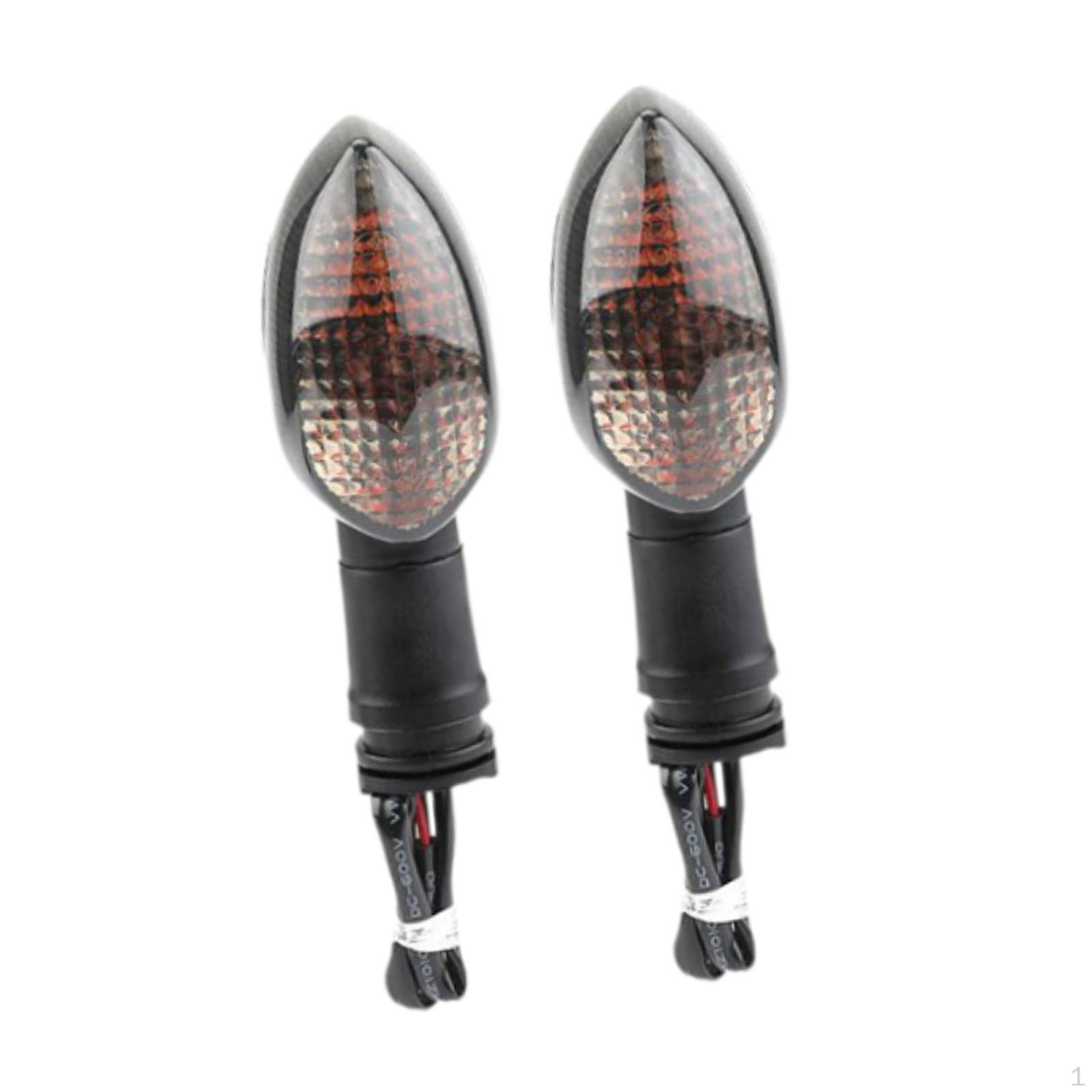 

2 Pieces Turn Signal Light Indicator ,Motorcycle Blinker Lamp, High Performance ,Spare Gray Cover