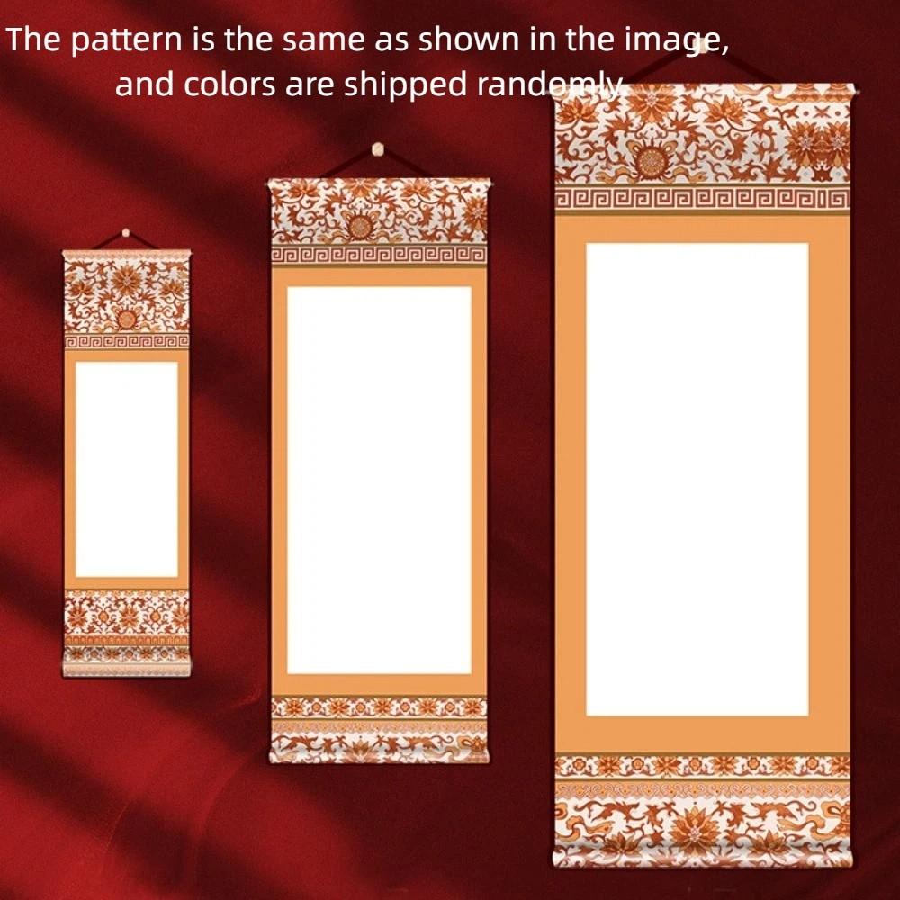 Painting Drawing Paper Blank Hanging Blank Scroll Calligraphy Paintings Mounting Scroll  Buddhists