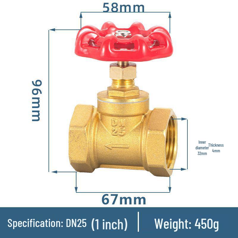 All-copper High-temperature Stop Valve for DN15 To 2-inch Pipes, Compatible with Steam, Air Conditioning, and Water Systems.