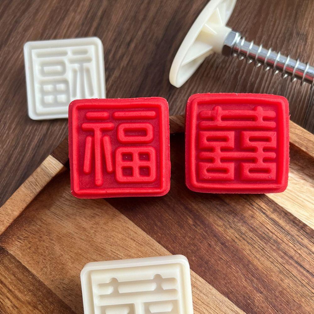 DIY Hand Press Pastry Mold Plastic Moon Cake Maker Baking Tools Moon Cake Mold  Ice Skin Mooncake