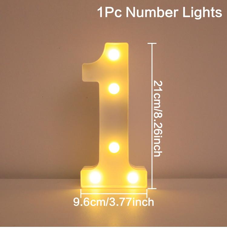 

Цифровая Буквенная Лампа Светящийся Алфавит Светодиодные Огни Декорация Ночник для Дома Свадьбы Дня Рождения Рождества Вечеринки Декор 2025 коричневый