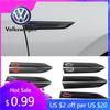 2026 Hot For Volkswagen VW 2Pcs 3D ABS R Styling Car Fender Emblem Side Body Sticker For Volkswagen Golf 4 Mk5 Passat B8 B5 VW S