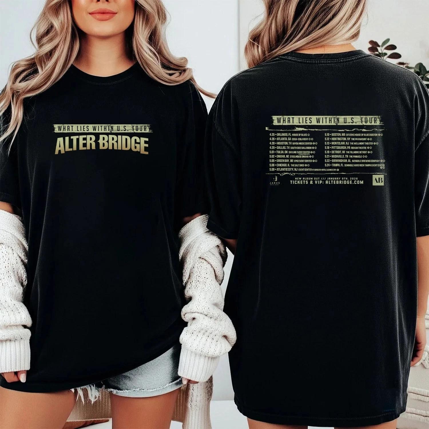 Alter Bridge Tour 2026 USA T-Shirt XXXXL