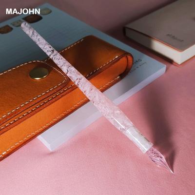 MAJOHN N12 Resin Glass Dip Pen Ink Pen Handmade Nib Writing Fountain Pens For Writing Business Stationery Office School Supplies