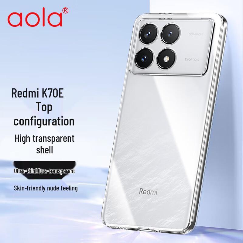 AOLANG Transparente Stoßfeste TPU Handyhülle für Redmi