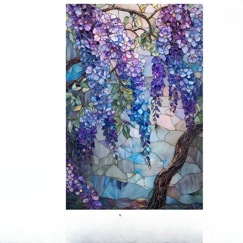 

Приватна Європейський Стиль Скляна Плівка Ретро Християнська Церква Вітраж Статична Клейка Плівка для Вікон Декор для Дому та Офісу ПВХ Наклейки на Вікна 30x80cm