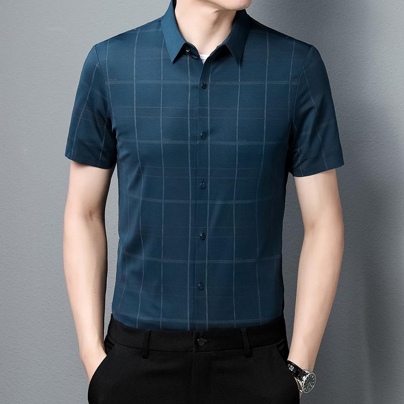 Новая летняя мужская рубашка с короткими рукавами — фото 6