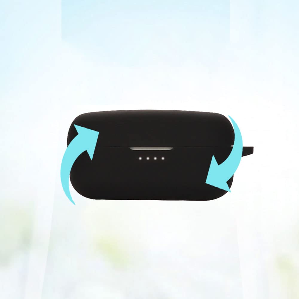 HVUYAL Case for Yamaha TW-E3B True Wireless Earphones. Features a Loss Prevention Hook, Lightweight, Scratch-resistant, Shockproof, Dustproof,