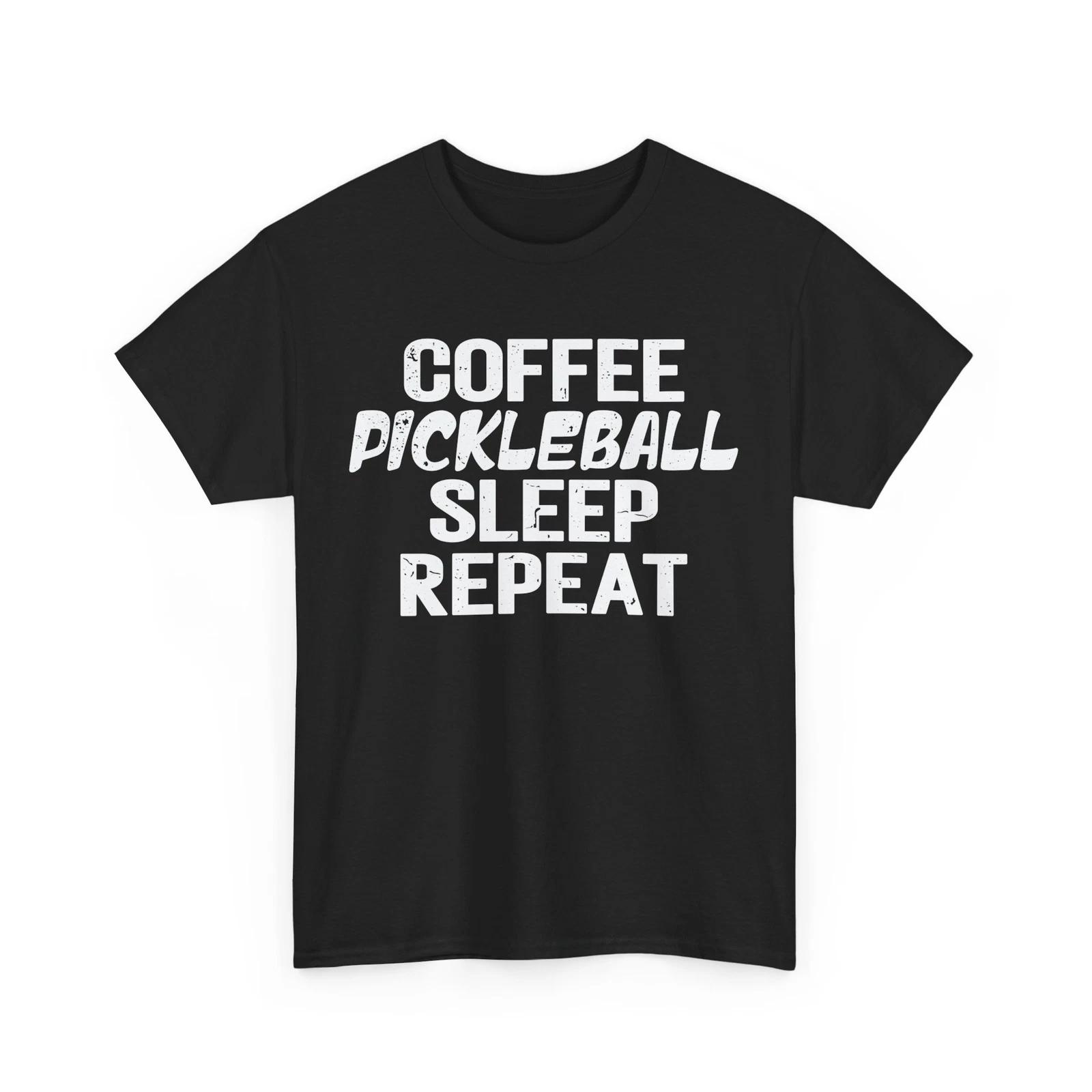 Coffee Pickleball Sleep RepeaT shirt, Pickleball Player Sports Lovers T shirt 3XL