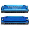 10 Holes KeyC Blues Harmonica Beginner Durabled Mouth Organ 20 Tunes Blue Musical Gifts