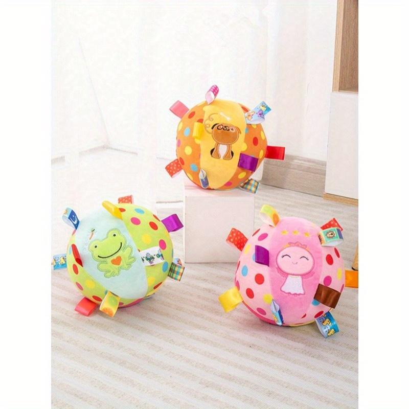 1pc Pet Self-Playing Ball Toy With Ringing Bell, Durable & Chew Resistant, Suitable For Small/Medium/Large Dogs, Random Pattern Sent