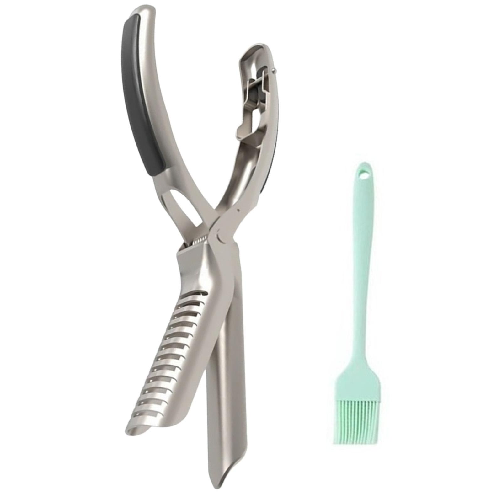 

Многофункциональный кухонный инструмент из нержавеющей стали для удаления реберной мембраны с эргономичной ручкой, эффективный инструмент для подготовки мяса B