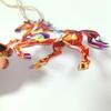 Christmas Horse Ornaments 2D Acrylic Colorful Horse Ornament for Christmas Tree Equestrian Gifts for Women Horse Lovers