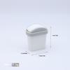 1Pcs Mini Flip Cover Trash Can Dustbin Miniature Toy Model Scene Doll House Accessories Simulation Mini Waste Bin
