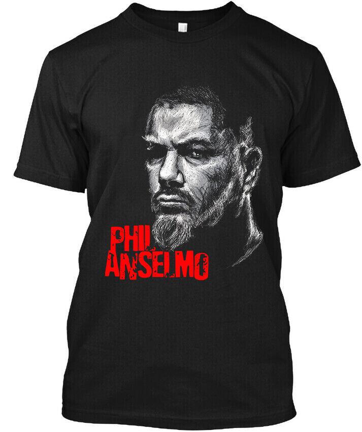 NEW! Popular Phil Anselmo American Music Art Face Graphic T-Shirt Size Unisex T-Shirt XXXXL