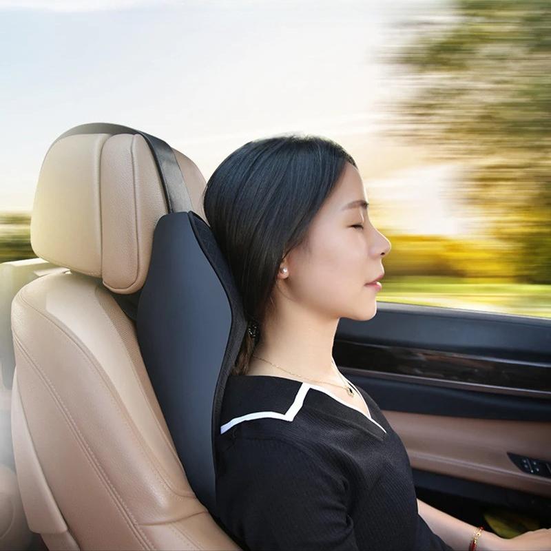 Car Seat Headrest Cushion - Neck Pillow Lumbar Back Support, Neck Back Pain Relief Cushion for Office Chair