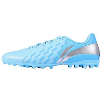 Li Ning Pohodlná Jednoduchá Móda MG (Gumený krátky kolík) Prírodná tráva Protišmykové Odolné voči opotrebeniu Futbalové kopačky Pánske Futbalové kopačky Modré TSFU029-5