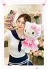 Hello Kitty Cartoon Lace Plush Toy - Cute Cat Doll Gift for Girls