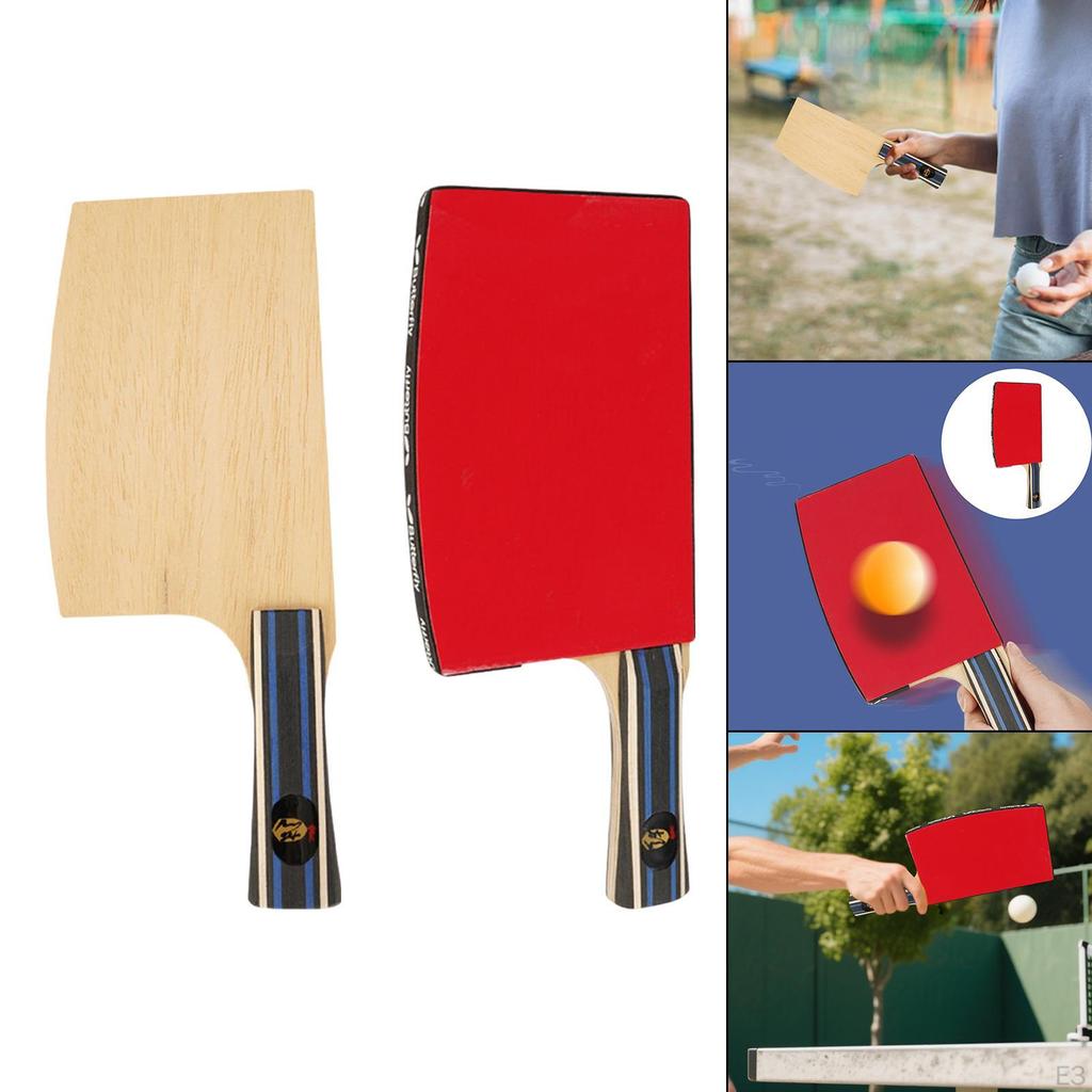 Special Shape Table Tennis Racket Pingpong Blade Wooden for Game Training