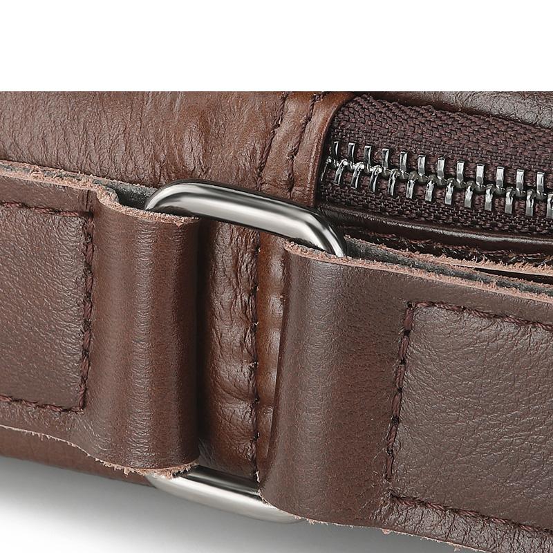 Genuine Leather Shoulder Bags For Men Messenger Bag Vintage Tote Crossbody Bags Handbag