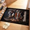 Harley-davidson Motorcycles Customize Your Name Floor Mat Perfect for Outdoor Dining Room Entryway Kitchen Antislip Carpet Anime Office Decor