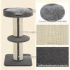 Cat Tree with Bed, Cushion, Plush Cover, and Sisal Rope Poles