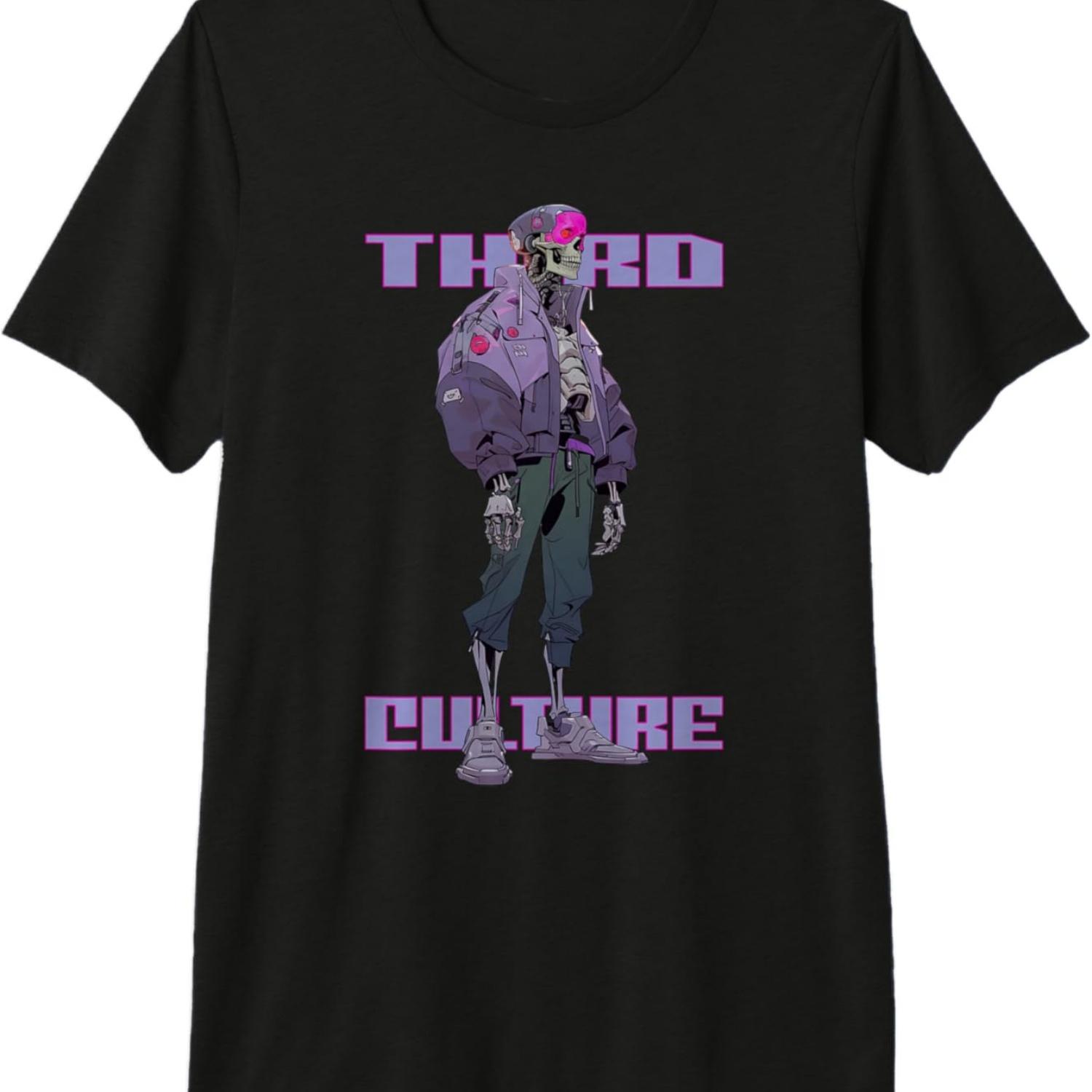 CYBERPUNK CHILLIN  CYBORG Premium T-Shirt S