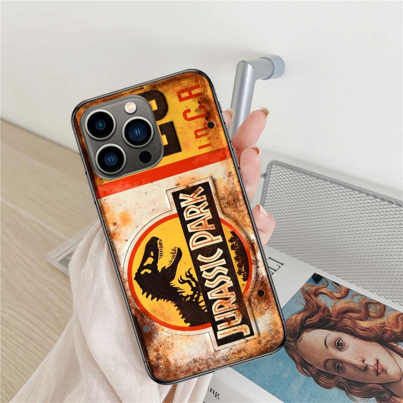 

Jurassic Park Plate Phone Case For Apple Iphone 16 15+ 17 Pro Max 14 Plus 16E Air 13 12 Mini Clear Cover Silicone Cute She iPhone 17