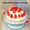 10In/12In Aluminum Alloy Cake Turntable Cake Decorating Table Household Baking Tool Diy Decorating Turntable Kitchen Accessories