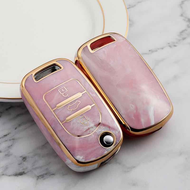 Baojun Autoschlüssel-Tasche für Modelle 510, E200, 530, 730, 560, 310W, 360 - Faltbarer Fernbedienungshalter