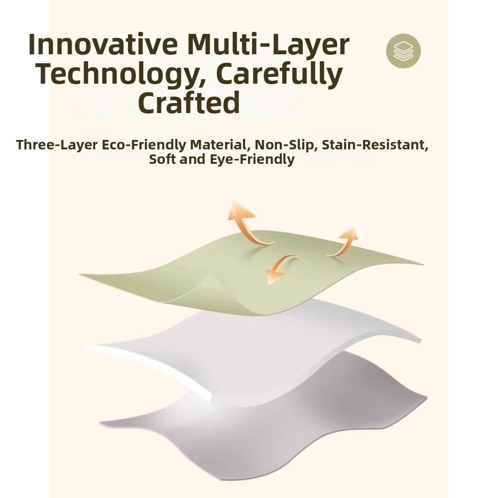 Non-Slip Desk Pad Solid Color Desk Blotter Pad Mouse Blotter Pad Large Table Mat  Desk