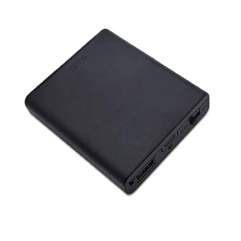 1Pcs 4 Slots Aa Battery Holder No.5 Battery Case With Power Switch And Usb Female Socket Indicator Light Aa Battery Box