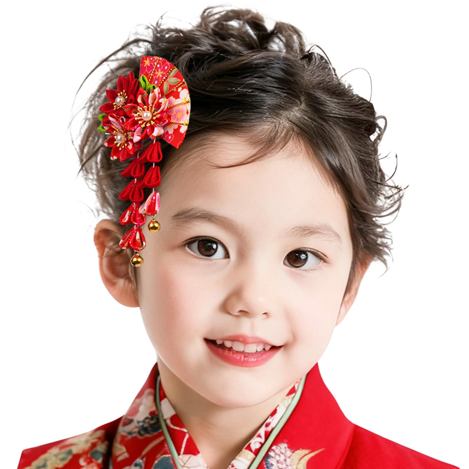 

Hair Ornament for Children Ages 3 and Graduation Japanese with Hair Cute Hair Single Includes Small 4 Colors [OTAKUMARKET] 7, Shichi-Go-San, Ceremony,