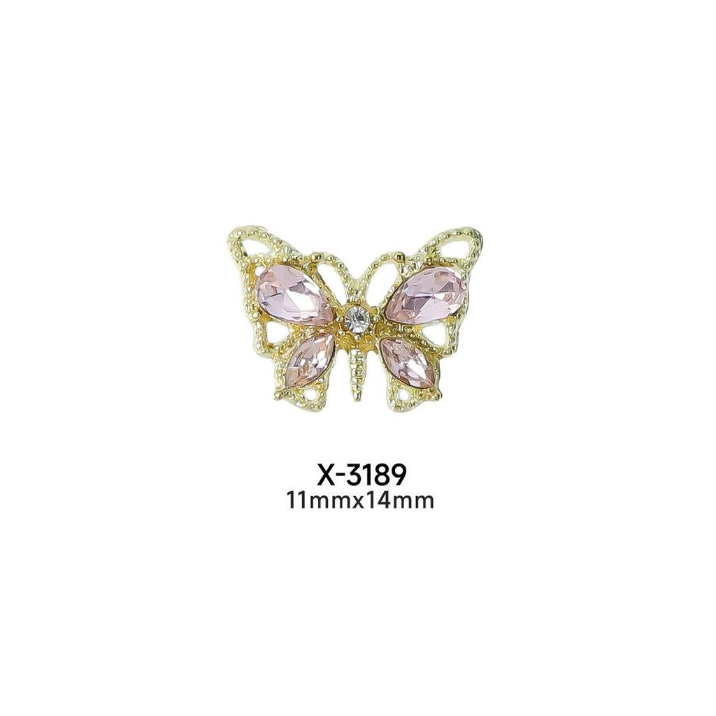 Luxury Zirconia Alloy Nail Art Hairpin & Phone Case Decor