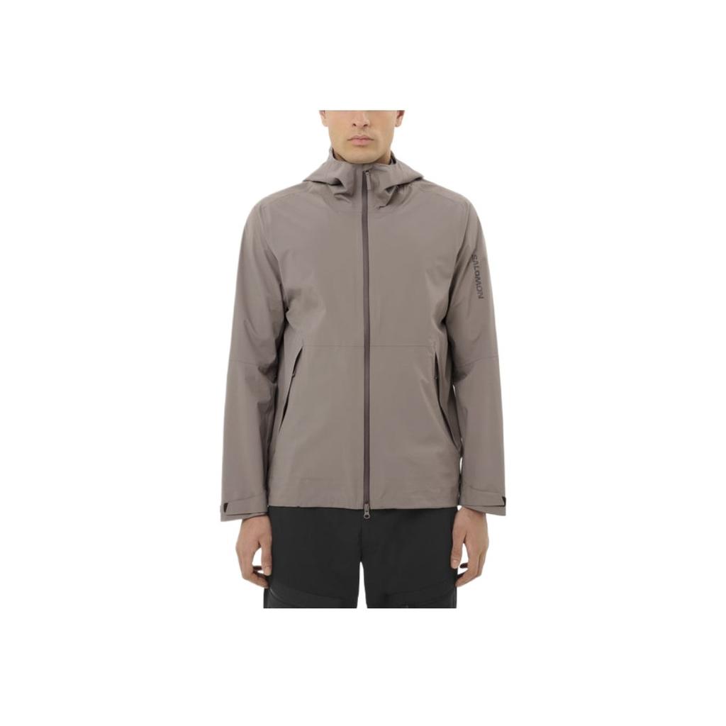 Salomon Outerpath Windproof Waterproof Breathable Solid Color Comfortable Casual Classic Jacket Men jackets C26439