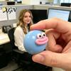 Tragbarer Stressabbau Cartoon Wurstmund Ball Spielzeug Linderung Große Augen Quetschen Angst Fidget Langsam Aufgehend Home Office Mitarbeiter Schreibtisch TPR